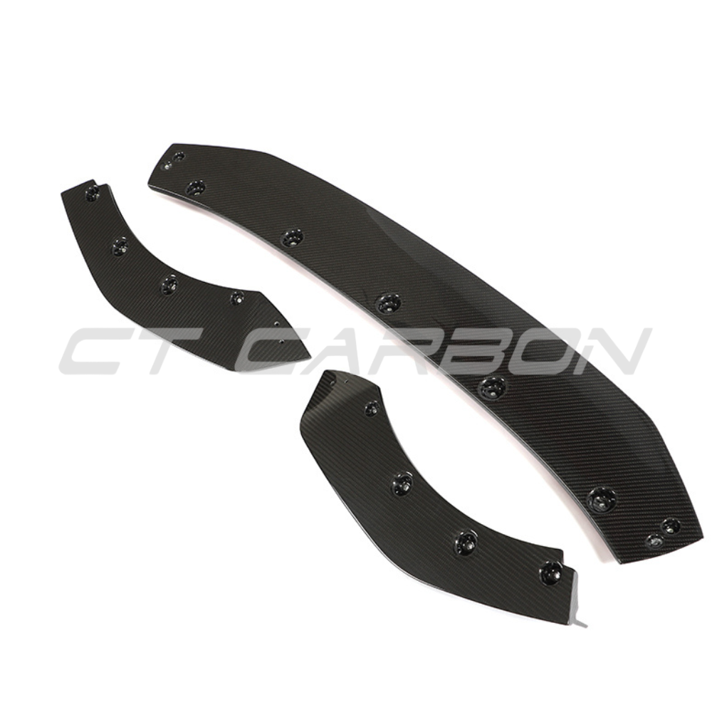 VW GOLF MK8 R 2020+ CARBON FIBRE SPLITTER - CT DESIGN