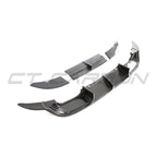VW GOLF R MK7 2014-2017 CARBON FIBRE DIFFUSER