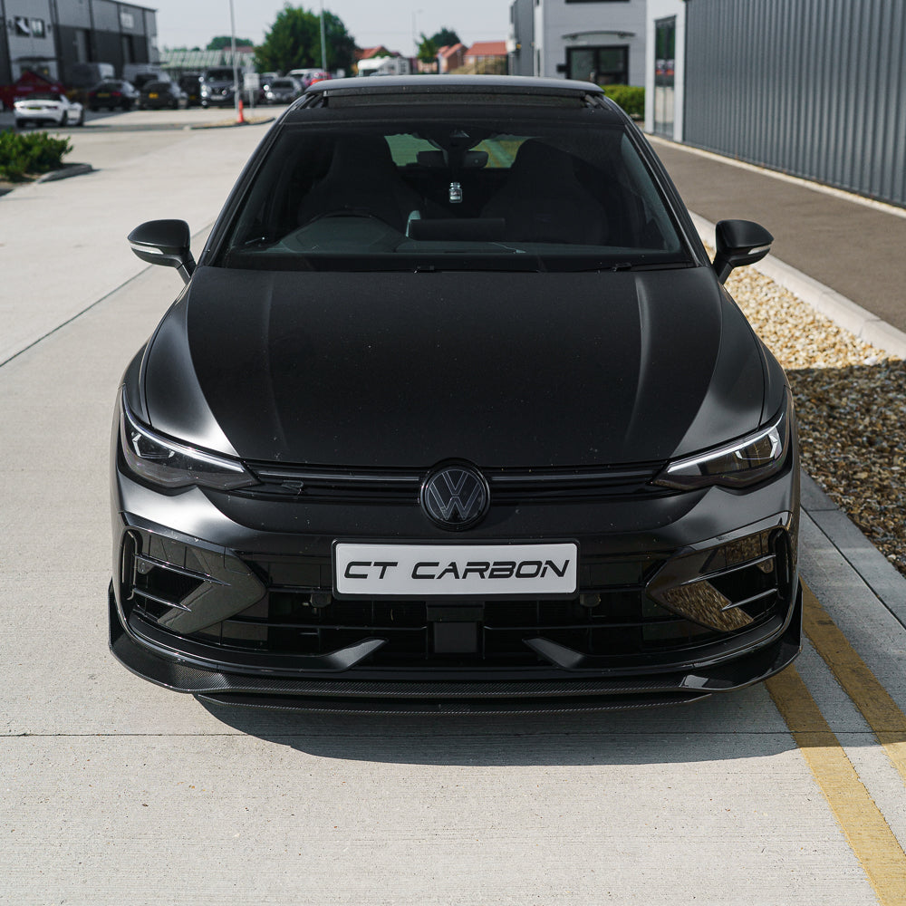 VW GOLF MK8.5 R/CS 2024+ CARBON FIBRE SPLITTER - CT DESIGN