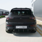 VW GOLF MK8/MK8.5 R/CS 2020+ CARBON FIBRE DIFFUSER - CT DESIGN