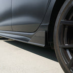 VW GOLF MK8/MK8.5 R/CS CARBON FIBRE SIDE SKIRTS - CT DESIGN