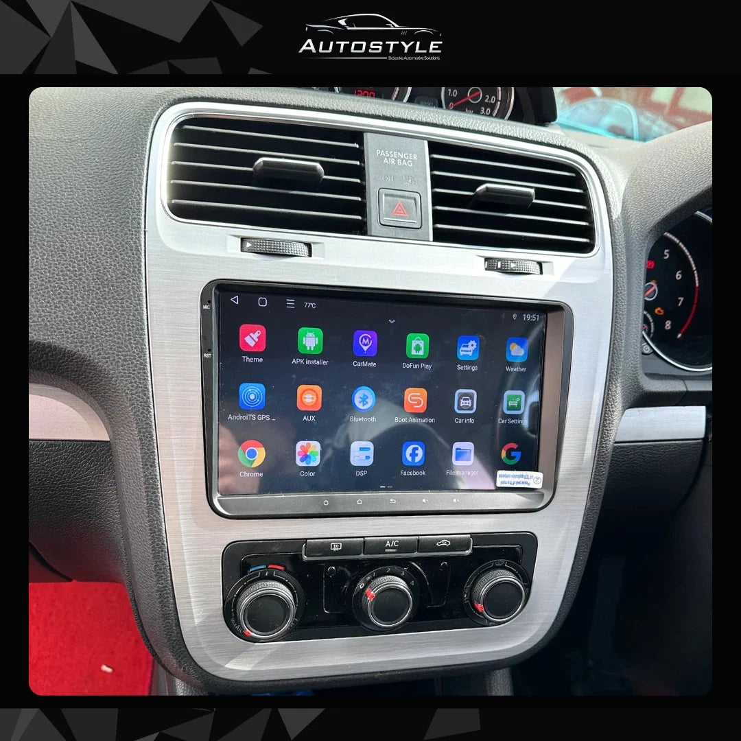VW Scirocco 3 Apple Carplay / Android Auto 9" Stereo Upgrade 2008-2014