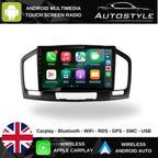 Vauxhall Insignia Apple Carplay / Android Auto 9" Stereo Upgrade 2009-2013