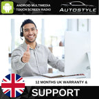 Vauxhall Vivaro Renault Trafic Apple Carplay / Android Auto 9" Stereo Upgrade