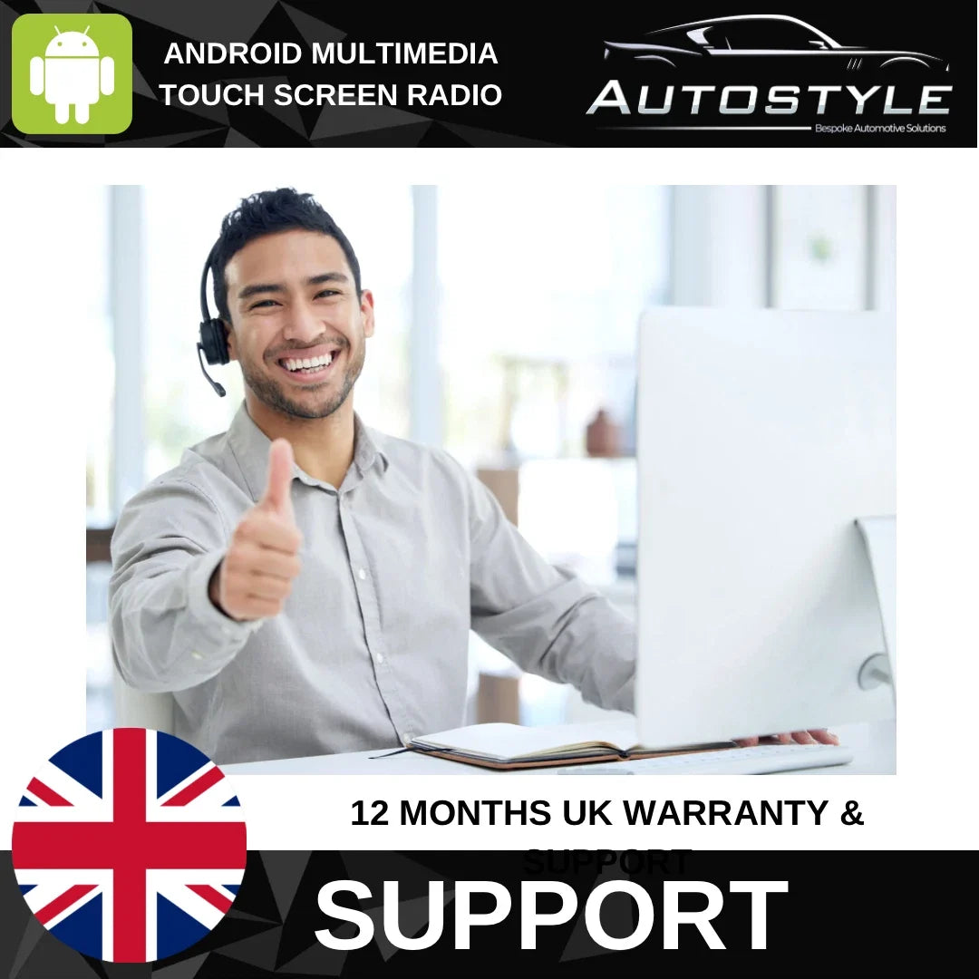 Vauxhall Vivaro Renault Trafic Apple Carplay / Android Auto 9" Stereo Upgrade