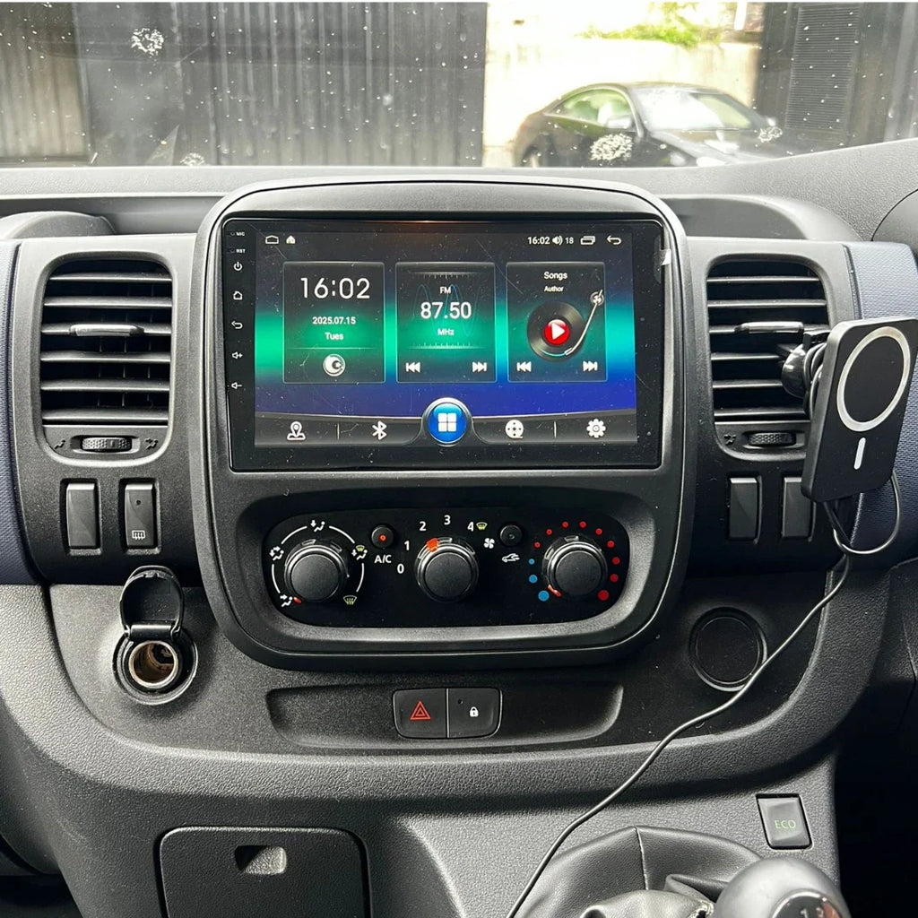 Vauxhall Vivaro Renault Trafic Apple Carplay / Android Auto 9" Stereo Upgrade