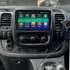 Vauxhall Vivaro Renault Trafic Apple Carplay / Android Auto 9" Stereo Upgrade