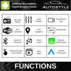 Vauxhall Vivaro Renault Trafic Apple Carplay / Android Auto 9" Stereo Upgrade