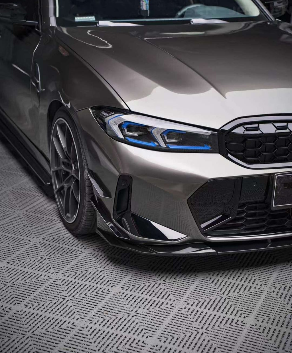 VTEN - BMW 3 SERIES G20 LCI 2023+ FRONT LIP ABS GLOSS BLACK