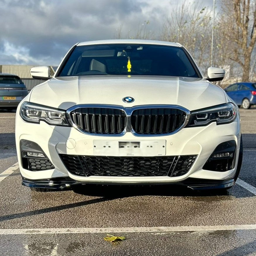 MP Style Gloss Black Front Splitter for BMW 3 Series G20 G21 Pre-LCI 19-21