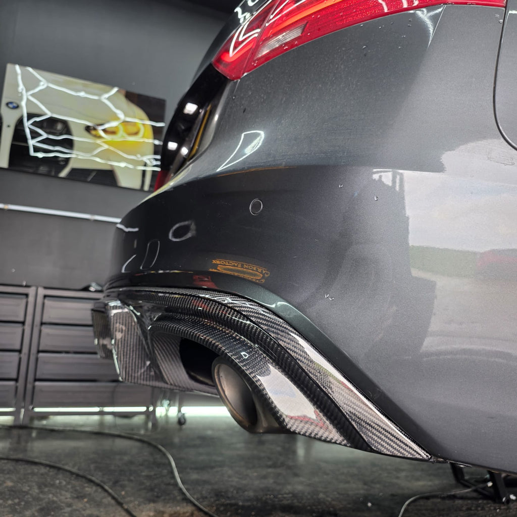 RS Style Carbon Fibre Rear Diffuser for Audi B8.5 S5 & A5 S Line 11-16