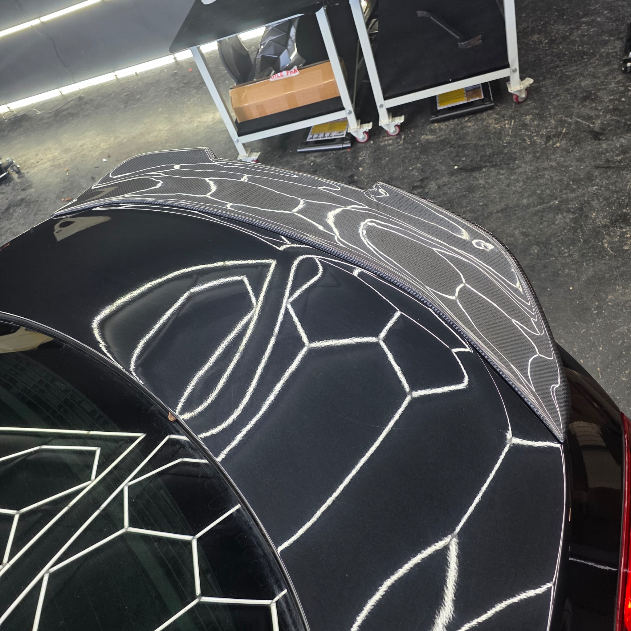 PSM Style Carbon Fibre Boot Spoiler for BMW 6 Series F06 F13 inc M6 11-18