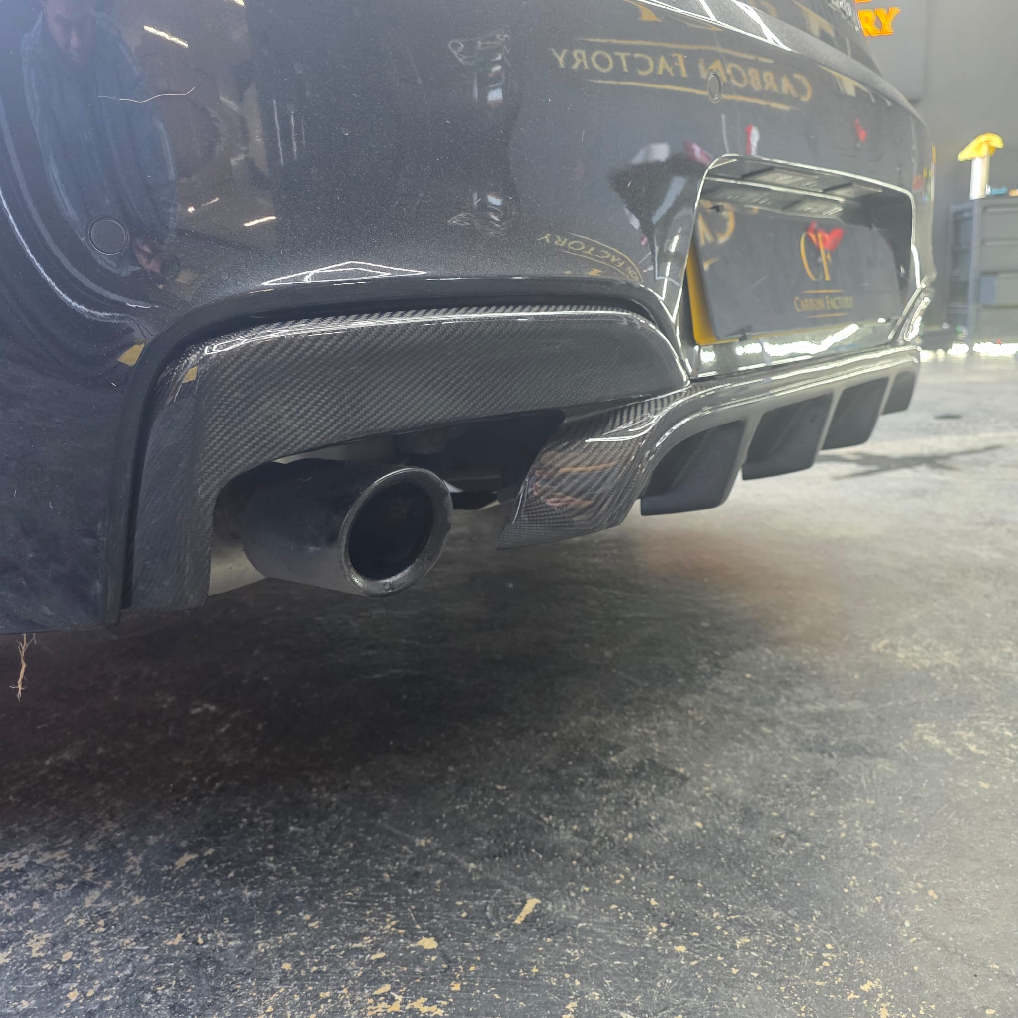 MP Style Carbon Fibre Rear Diffuser for BMW F06 F12 F13 6 Series 12-16