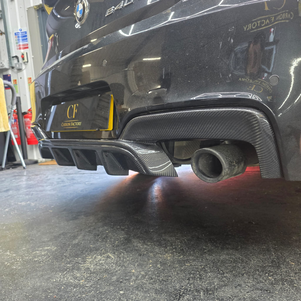 MP Style Carbon Fibre Rear Diffuser for BMW F06 F12 F13 6 Series 12-16