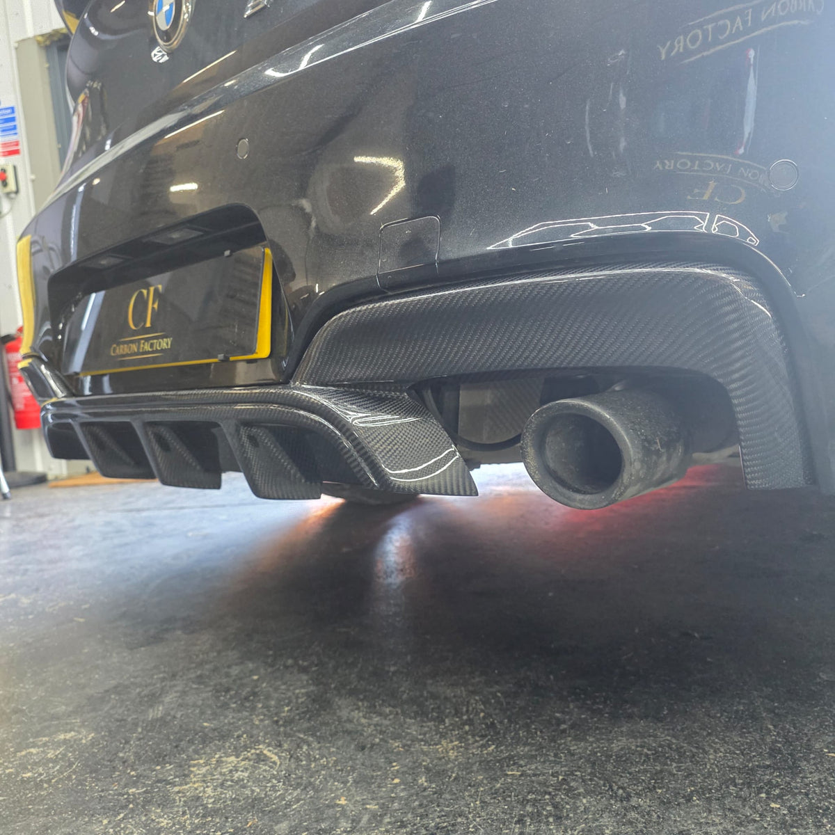 MP Style Carbon Fibre Rear Diffuser for BMW F06 F12 F13 6 Series 12-16