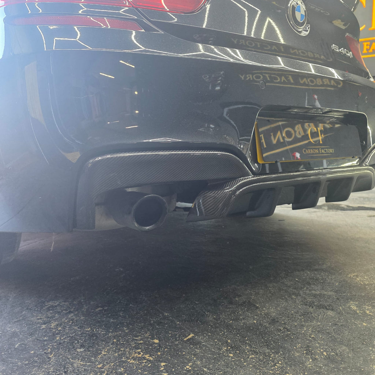 MP Style Carbon Fibre Rear Diffuser for BMW F06 F12 F13 6 Series 12-16