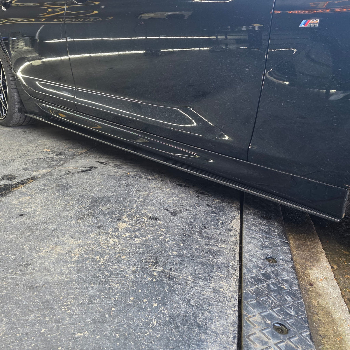 V Style Carbon Fibre Side Skirts for BMW 6 Series F06 inc M6 4 Door 11-18