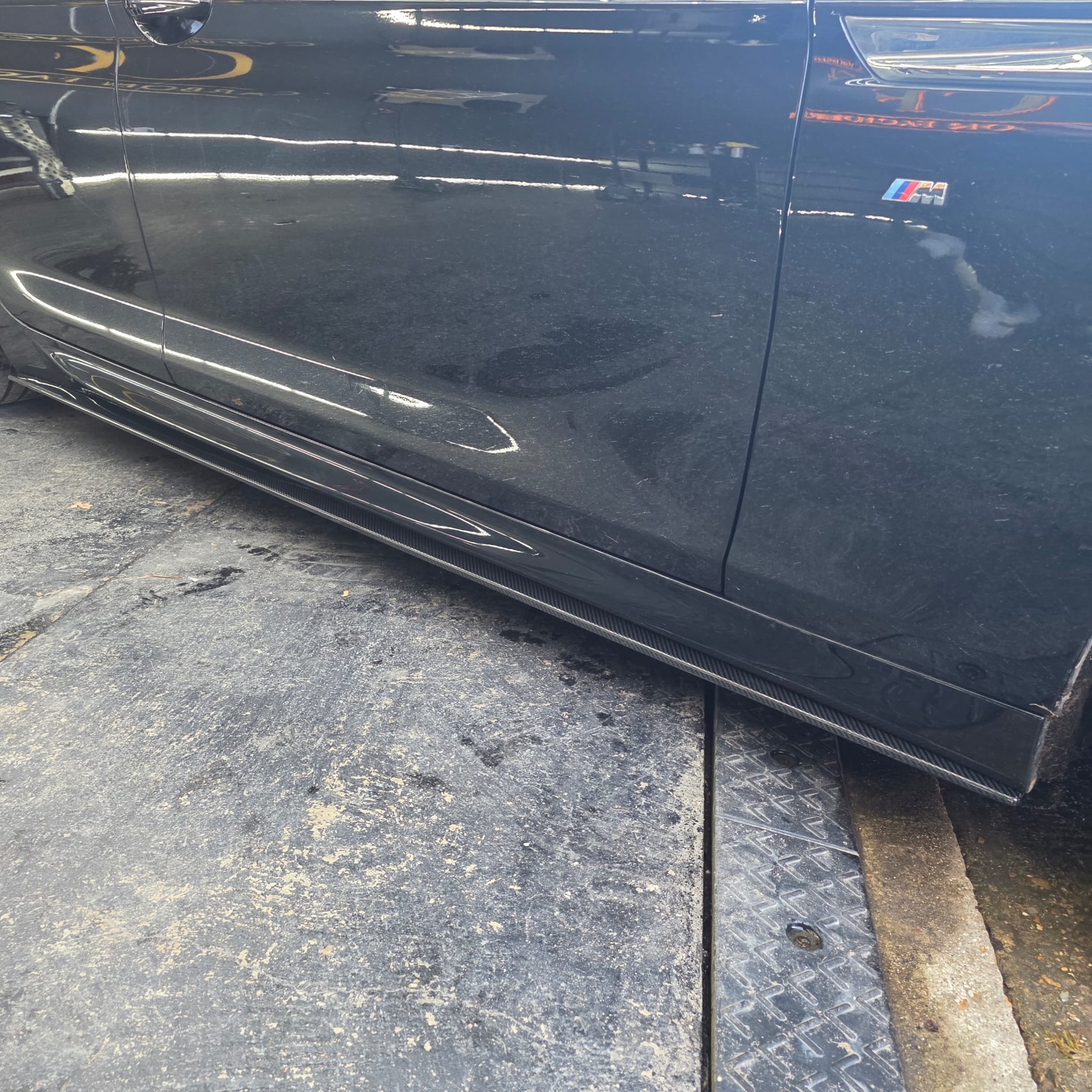 V Style Carbon Fibre Side Skirts for BMW 6 Series F06 inc M6 4 Door 11-18