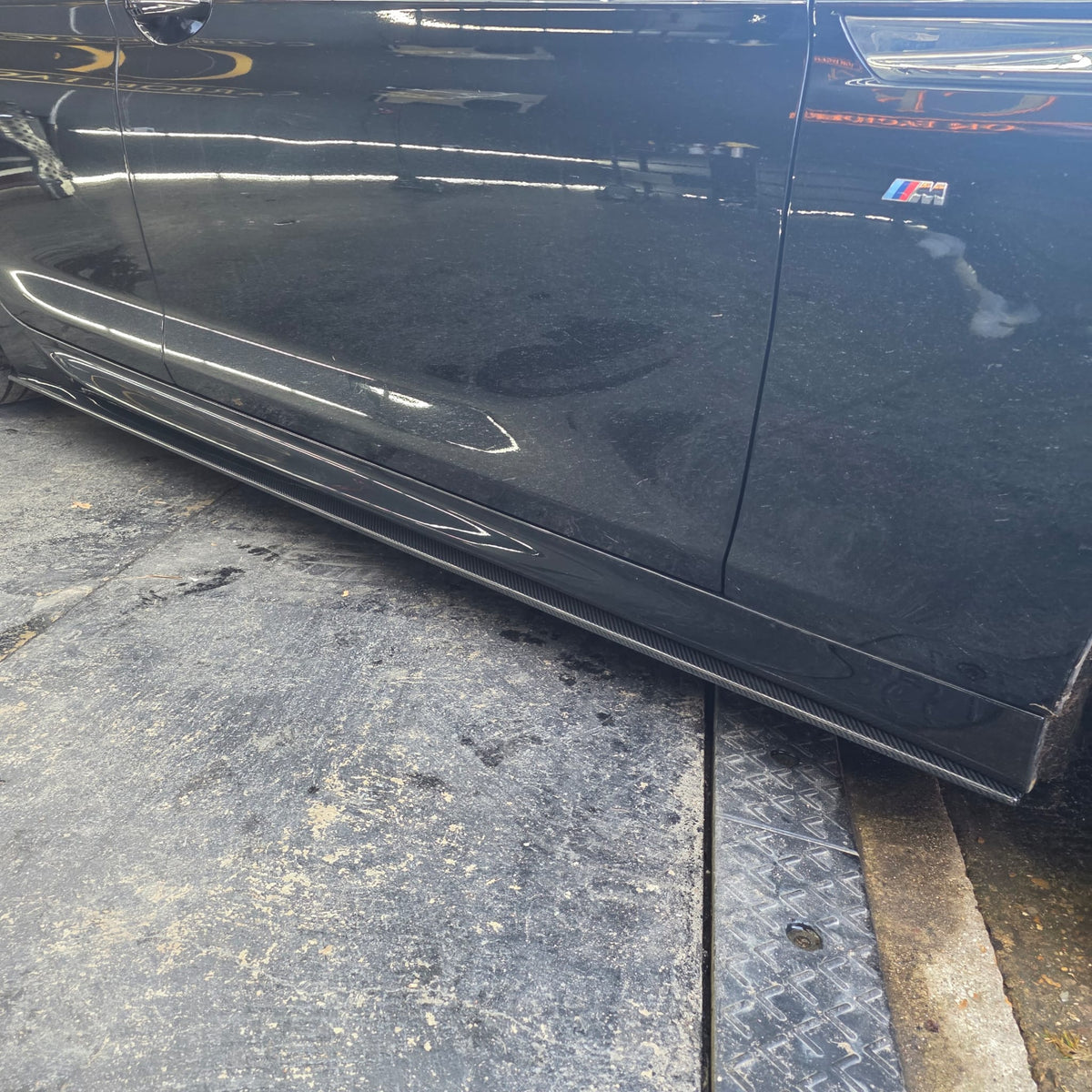 V Style Carbon Fibre Side Skirts for BMW 6 Series F06 inc M6 4 Door 11-18