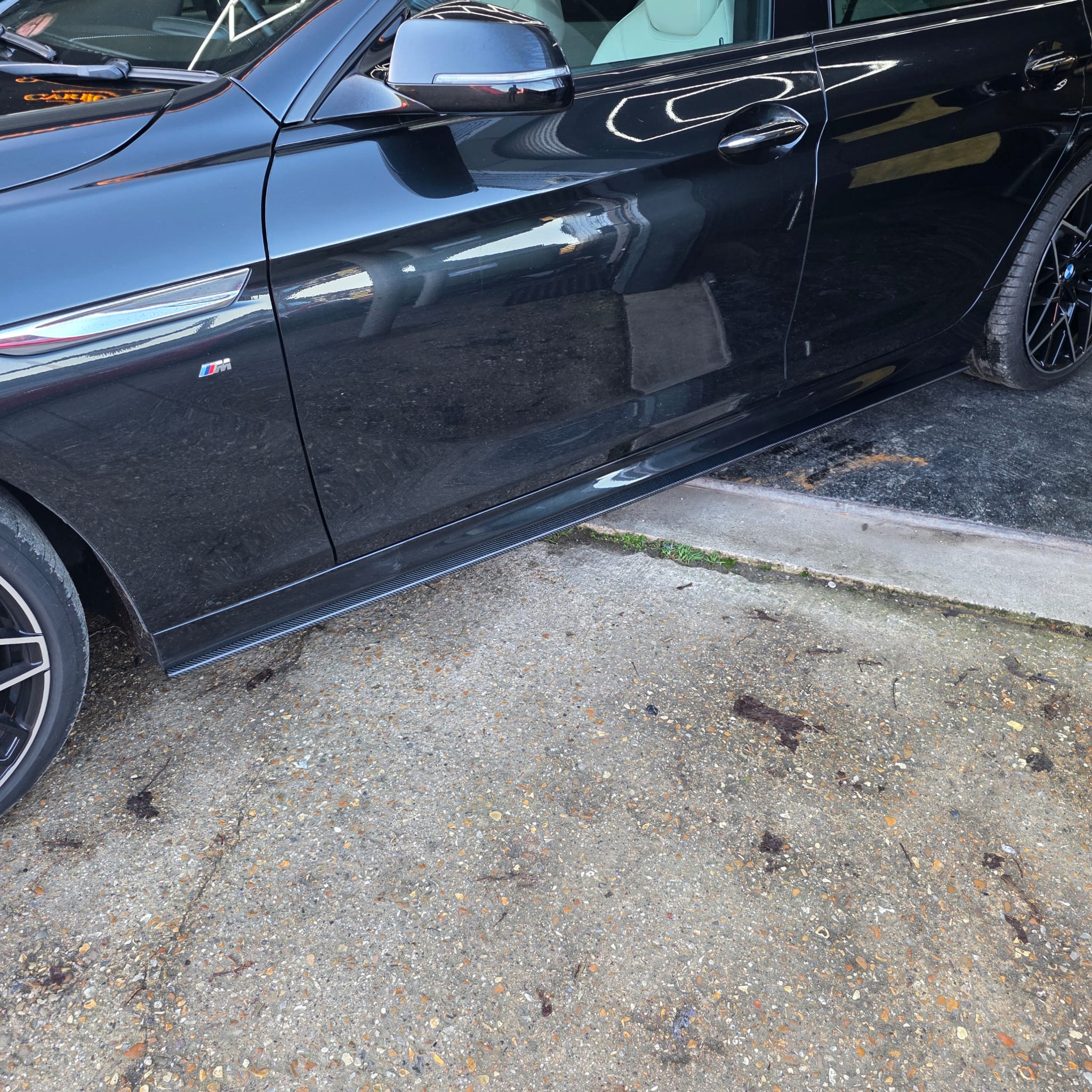 V Style Carbon Fibre Side Skirts for BMW 6 Series F06 inc M6 4 Door 11-18
