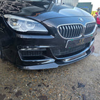 V Style Carbon Fibre Front Splitter for BMW F06 F12 F13 6 Series 11-18