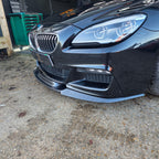 V Style Carbon Fibre Front Splitter for BMW F06 F12 F13 6 Series 11-18