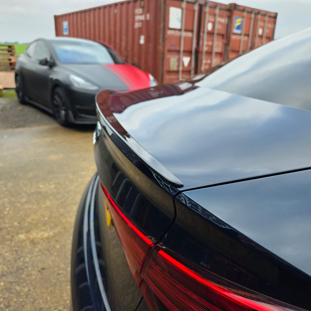 P Style Gloss Black Boot Spoiler for Audi A3 8V S3 RS3 Saloon 13-20