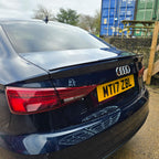 P Style Gloss Black Boot Spoiler for Audi A3 8V S3 RS3 Saloon 13-20