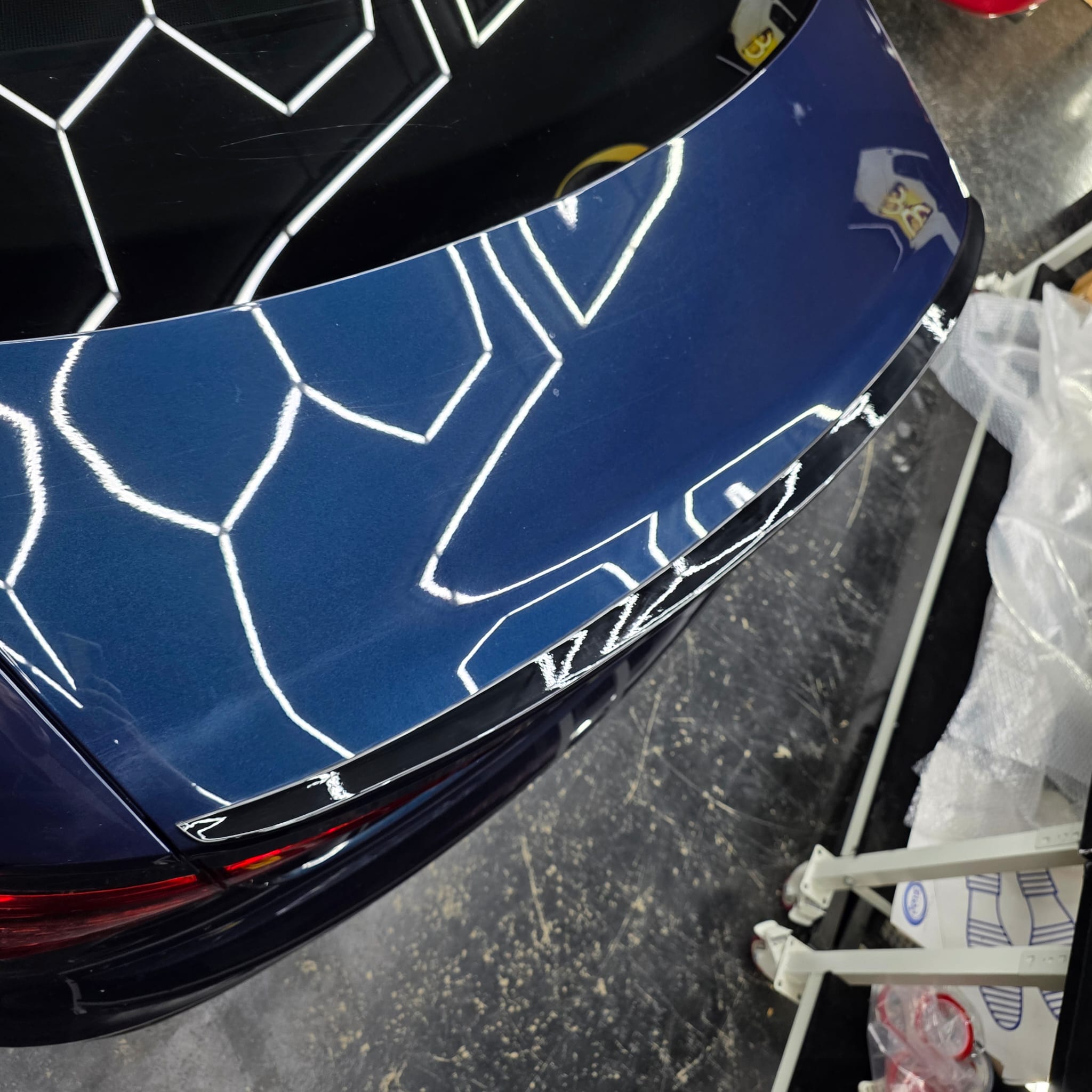 P Style Gloss Black Boot Spoiler for Audi A3 8V S3 RS3 Saloon 13-20