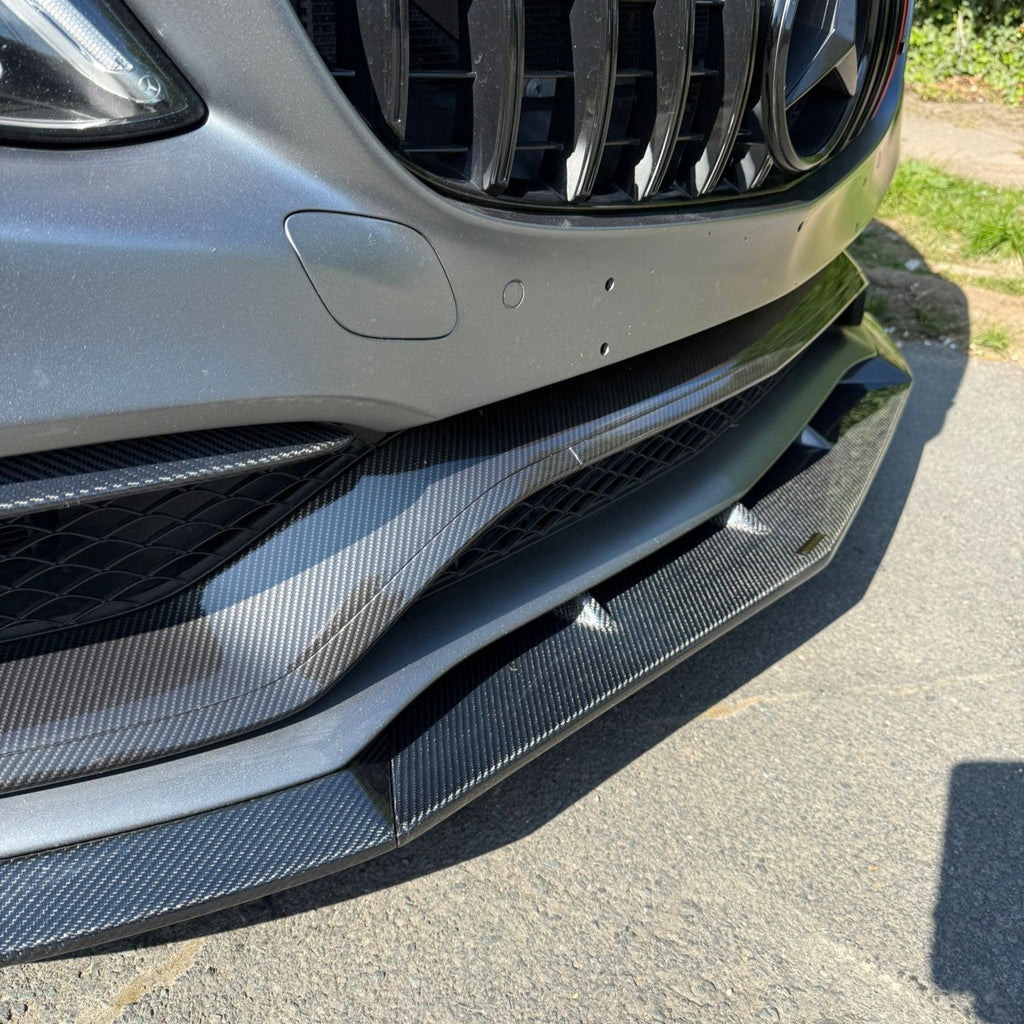 Brabus Style Carbon Fibre Front Splitter for Mercedes W205 C63 2 Door 15-18