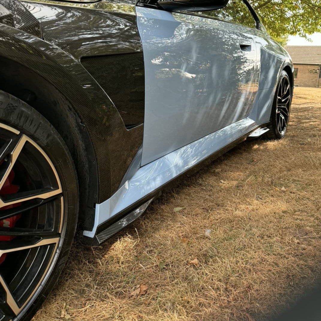 SQ Style Pre-Preg Carbon Fibre Side Skirts for BMW G87 M2 23-Present