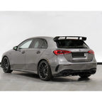 A45 Style Rear Spoiler Gloss Black For Mercedes A Class W177 2018+ -
