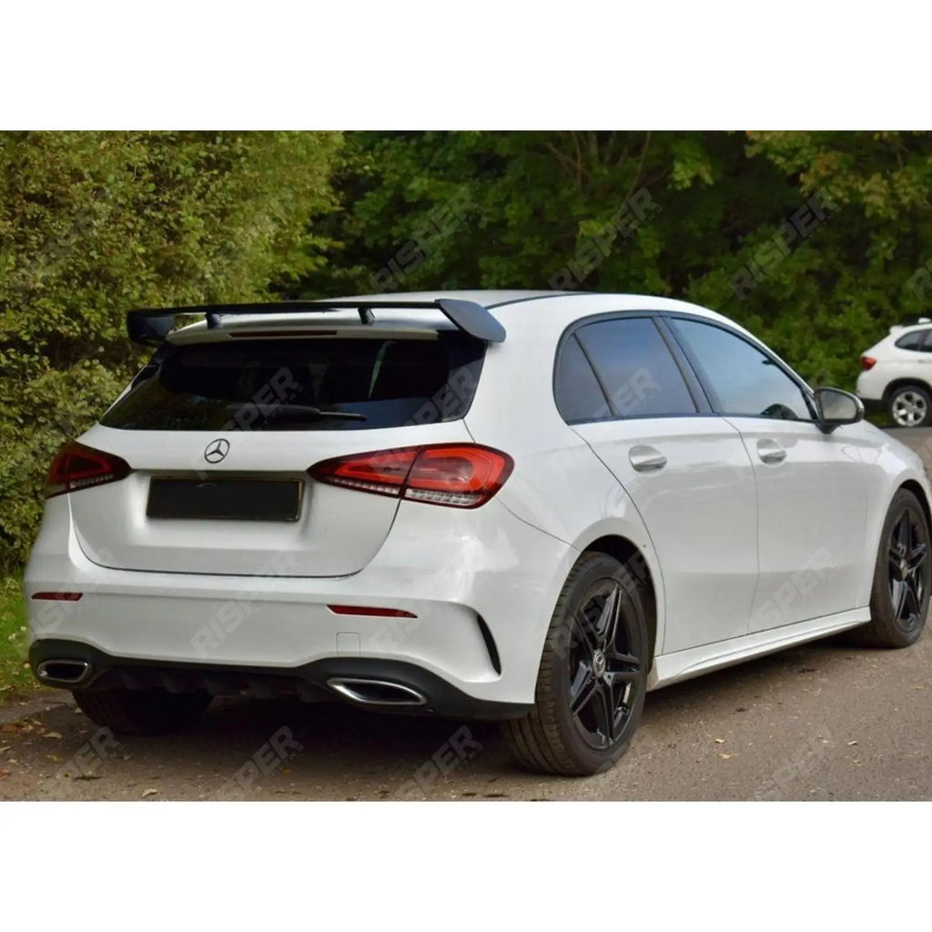 A45 Style Rear Spoiler In Gloss Black For Mercedes A Class W177 2018+
