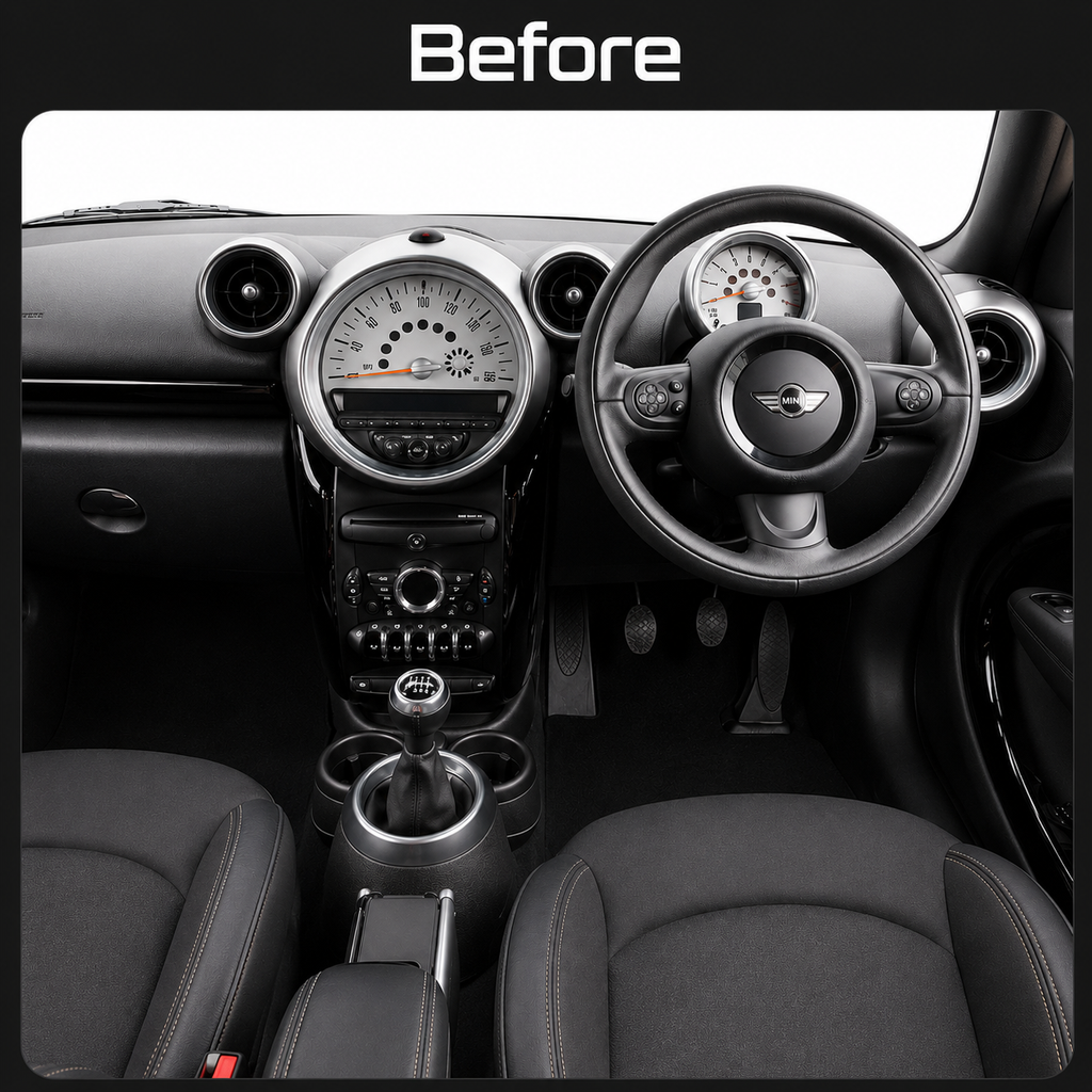 Mini Cooper S Countryman Apple Carplay / Android Auto 9" Stereo Upgrade R60 R61 2013-2016