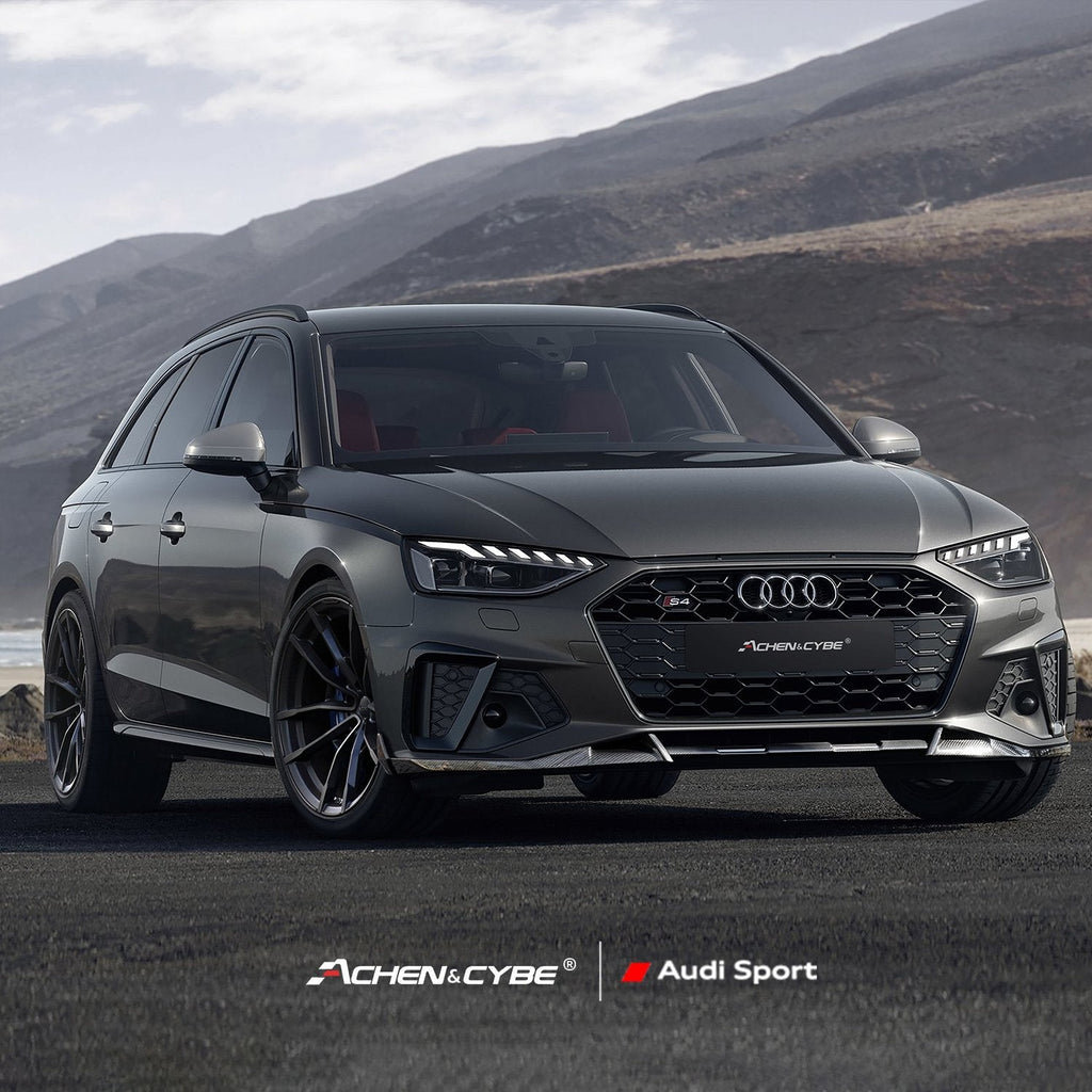 ACHEN CYBE - AUDI A4 / S4 B9.5 CARBON FIBRE FRONT LIP