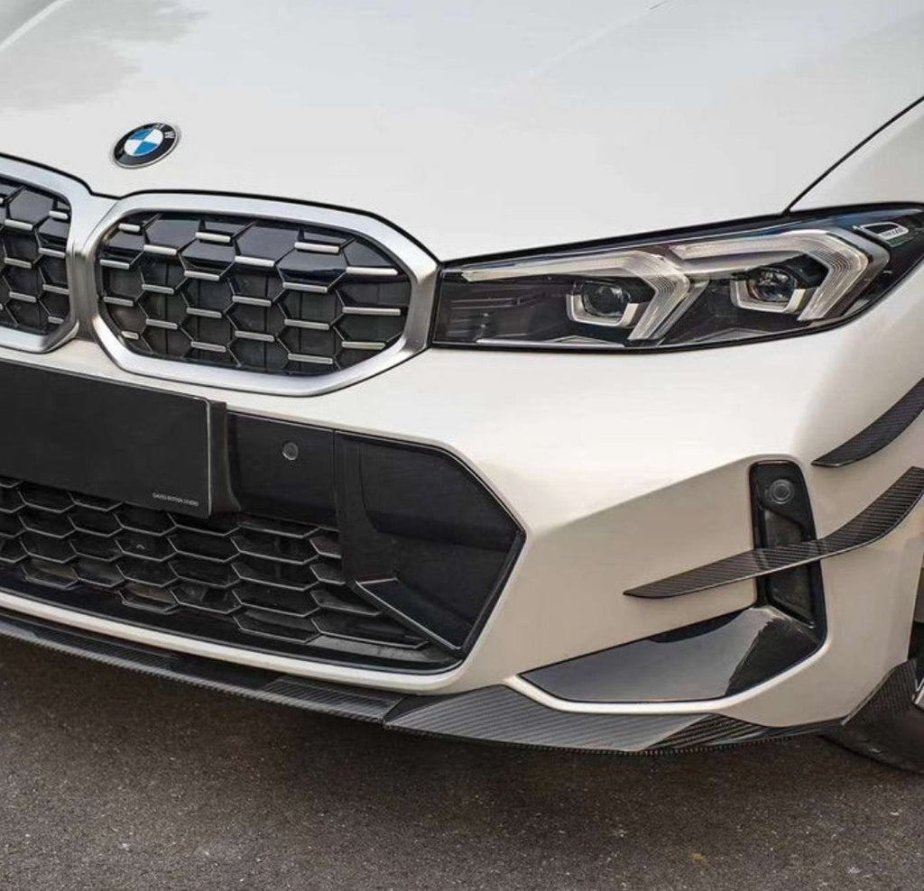 ACHEN CYBE - BMW 3 SERIES G20 LCI CARBON FIBRE FRONT CANARDS