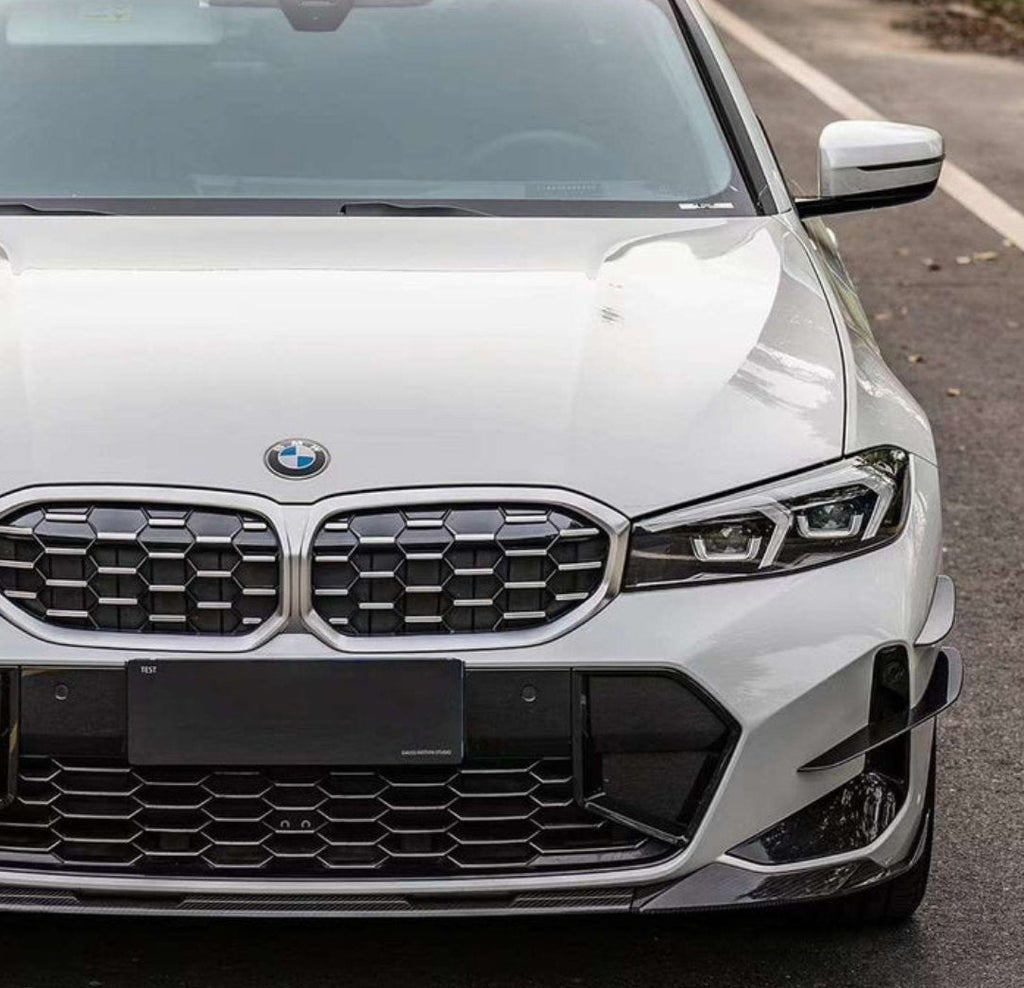 ACHEN CYBE - BMW 3 SERIES G20 LCI CARBON FIBRE FRONT CANARDS