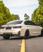 ACHEN CYBE - BMW 3 SERIES G20 LCI DRY CARBON FIBRE REAR DIFFUSER