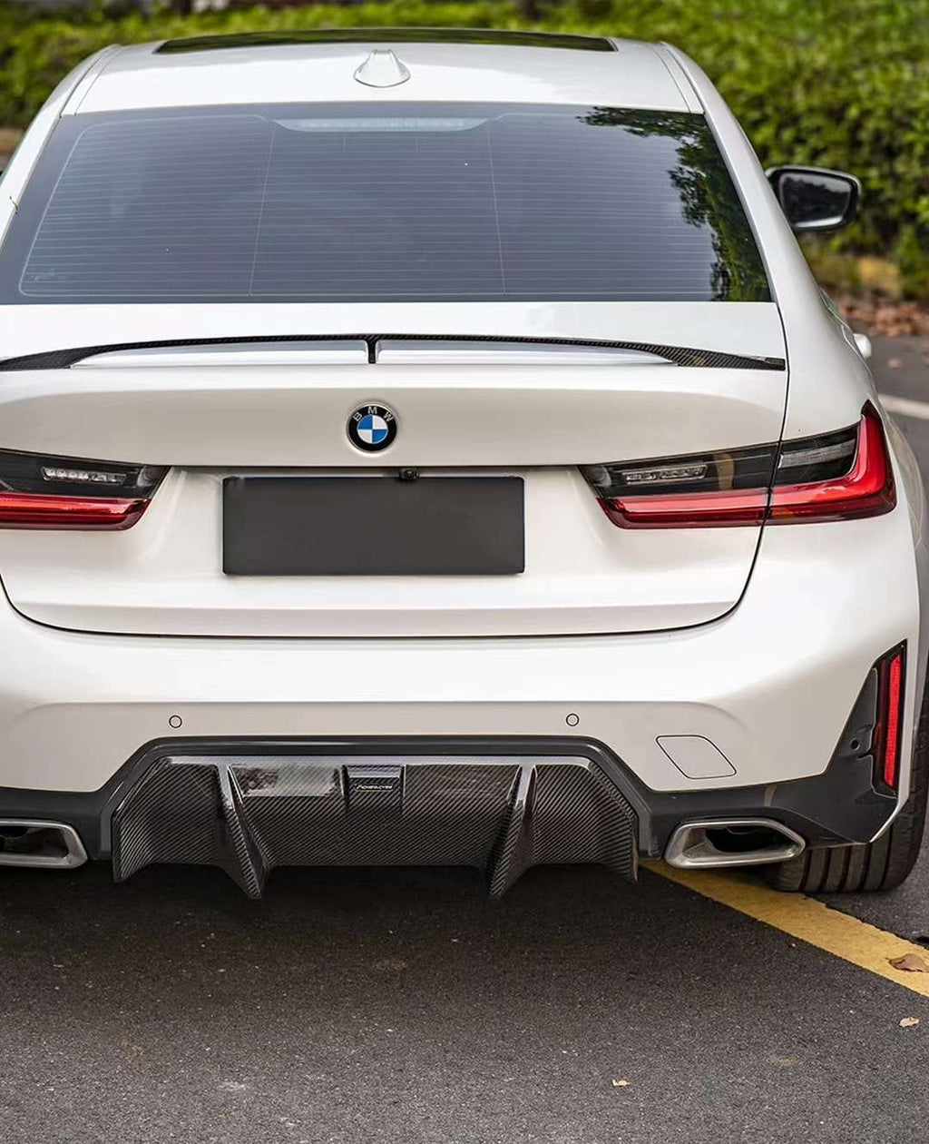ACHEN CYBE - BMW 3 SERIES G20 LCI DRY CARBON FIBRE REAR DIFFUSER
