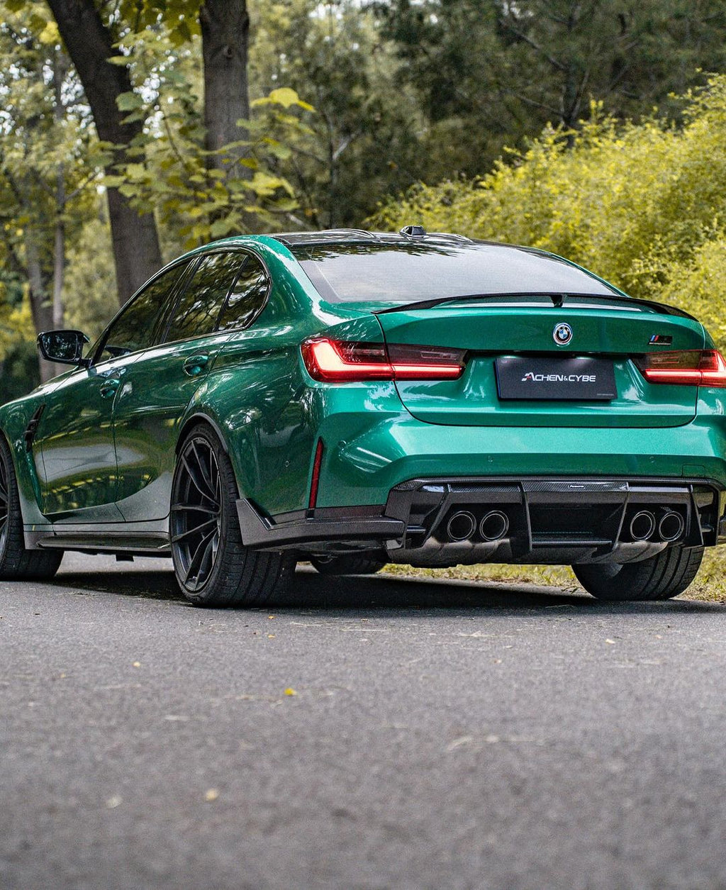 ACHEN CYBE - BMW 3 SERIES G20 / M3 G80 DRY CARBON FIBRE REAR SPOILER V1
