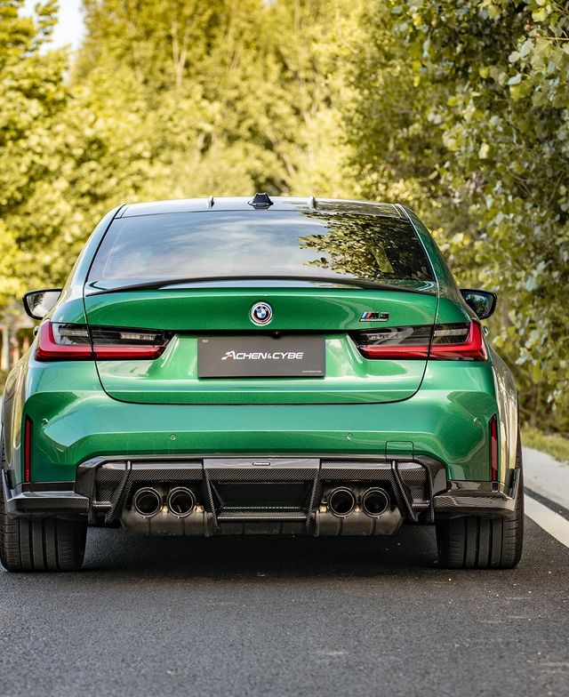 ACHEN CYBE - BMW 3 SERIES G20 / M3 G80 DRY CARBON FIBRE REAR SPOILER V2