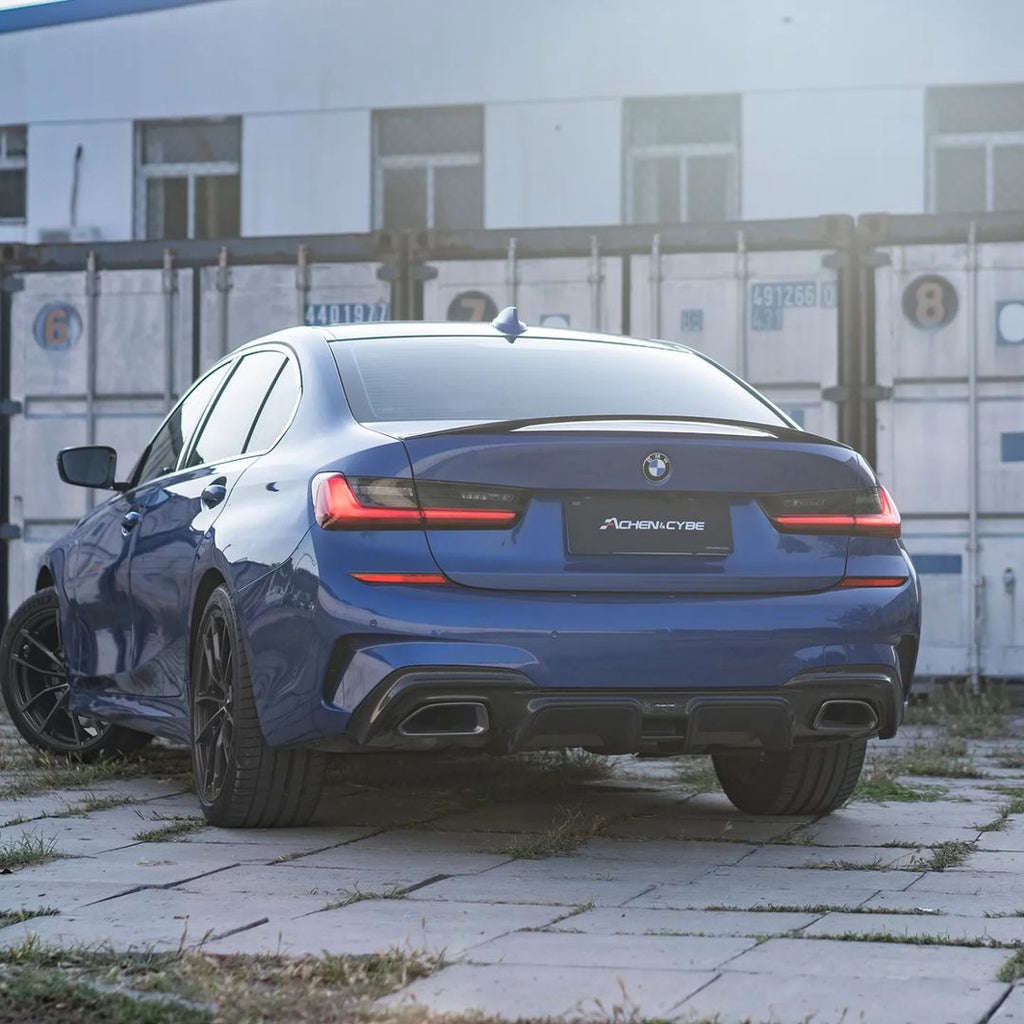 ACHEN CYBE - BMW 3 SERIES G20 / M3 G80 DRY CARBON FIBRE REAR SPOILER V2