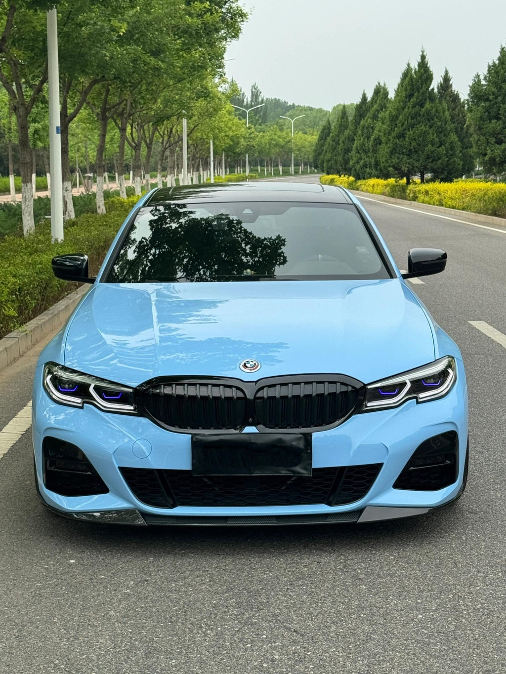ACHEN CYBE - BMW 3 SERIES G20 PRE-LCI CARBON FIBRE FRONT LIP