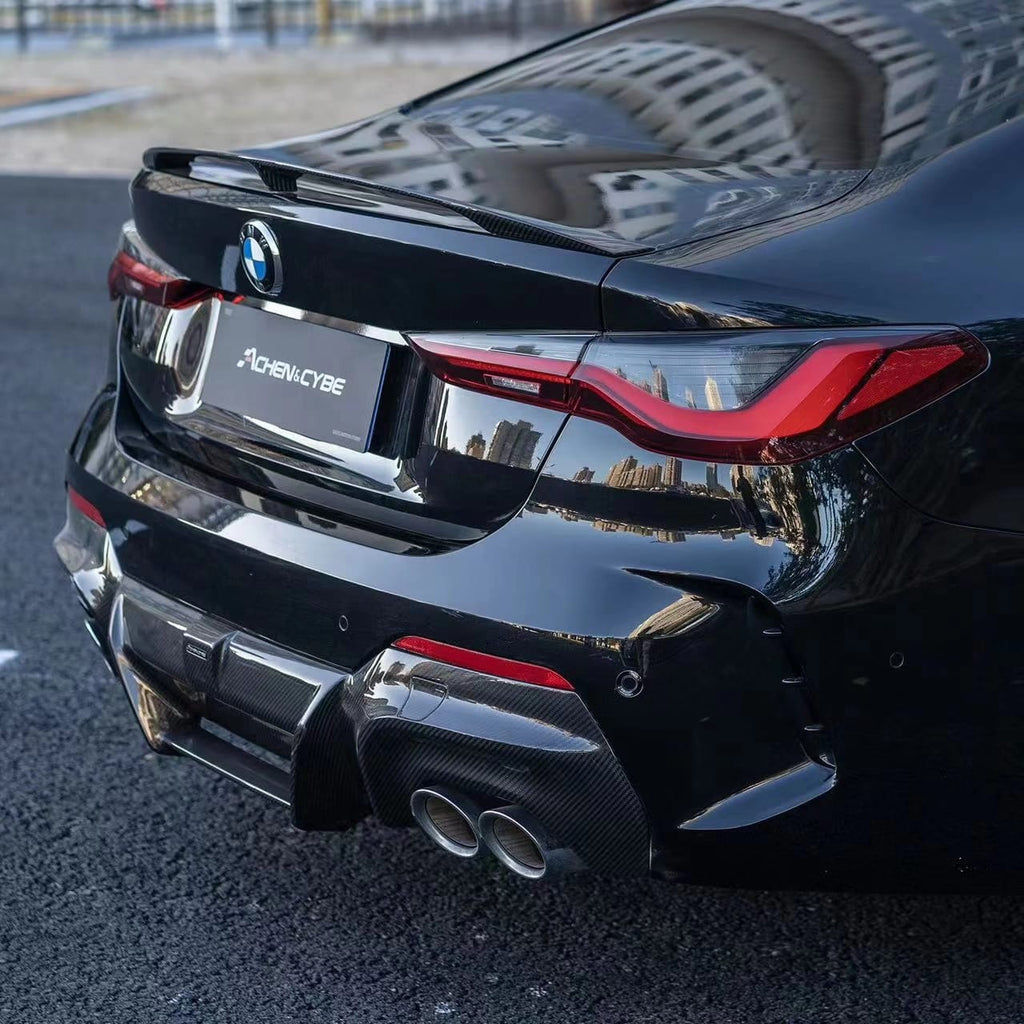 ACHEN CYBE - BMW 4 SERIES G22 / G23 DRY CARBON FIBRE REAR DIFFUSER