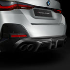 ACHEN CYBE - BMW 4 SERIES GRAN COUPE G26 CARBON FIBRE REAR DIFFUSER