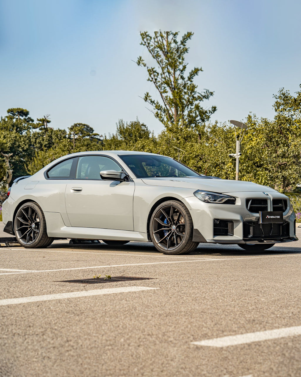 ACHEN CYBE - BMW M2 G87 DRY CARBON FIBER FRONT LIP