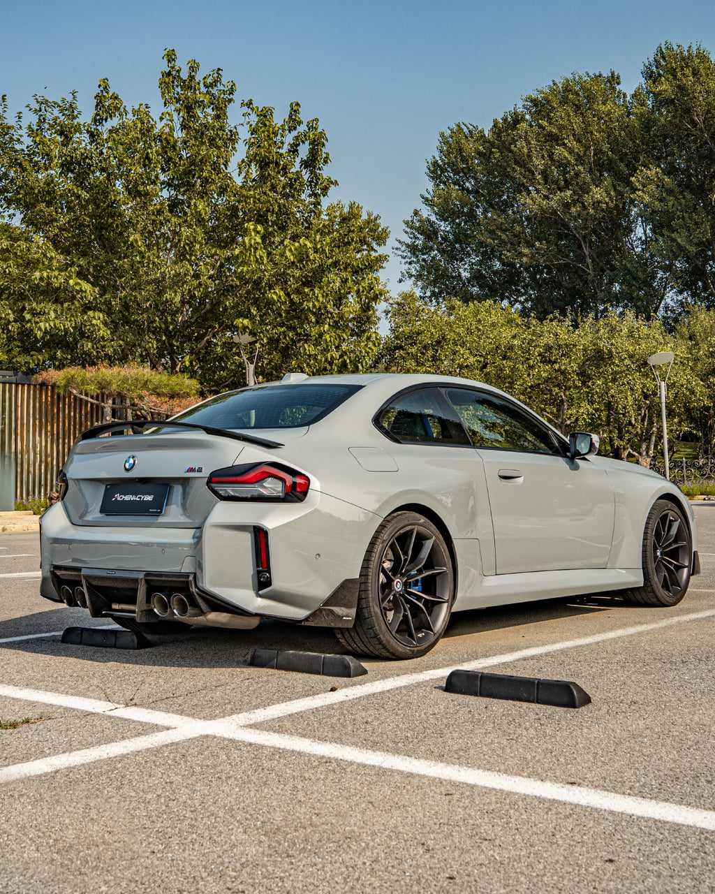 ACHEN CYBE - BMW M2 G87 DRY CARBON FIBER REAR SIDE WINGS