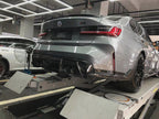 ACHEN CYBE - BMW M3 G80 / M4 G82 CARBON REAR DIFFUSER A&C STYLE