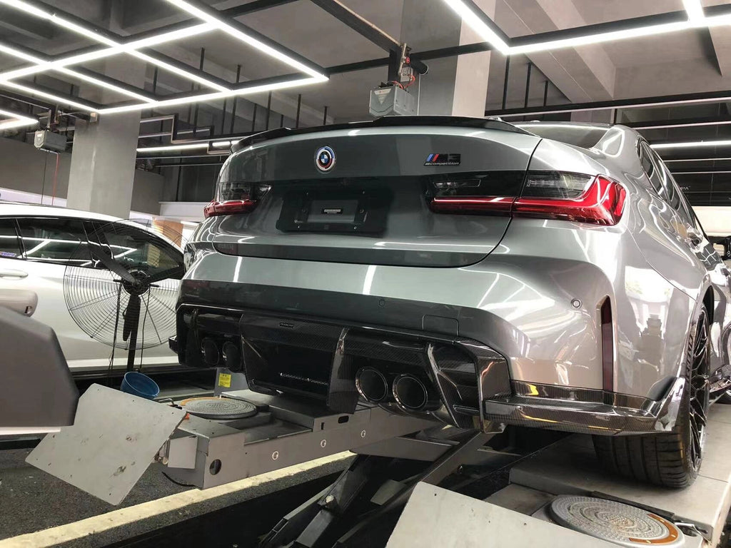 ACHEN CYBE - BMW M3 G80 / M4 G82 CARBON REAR DIFFUSER A&C STYLE