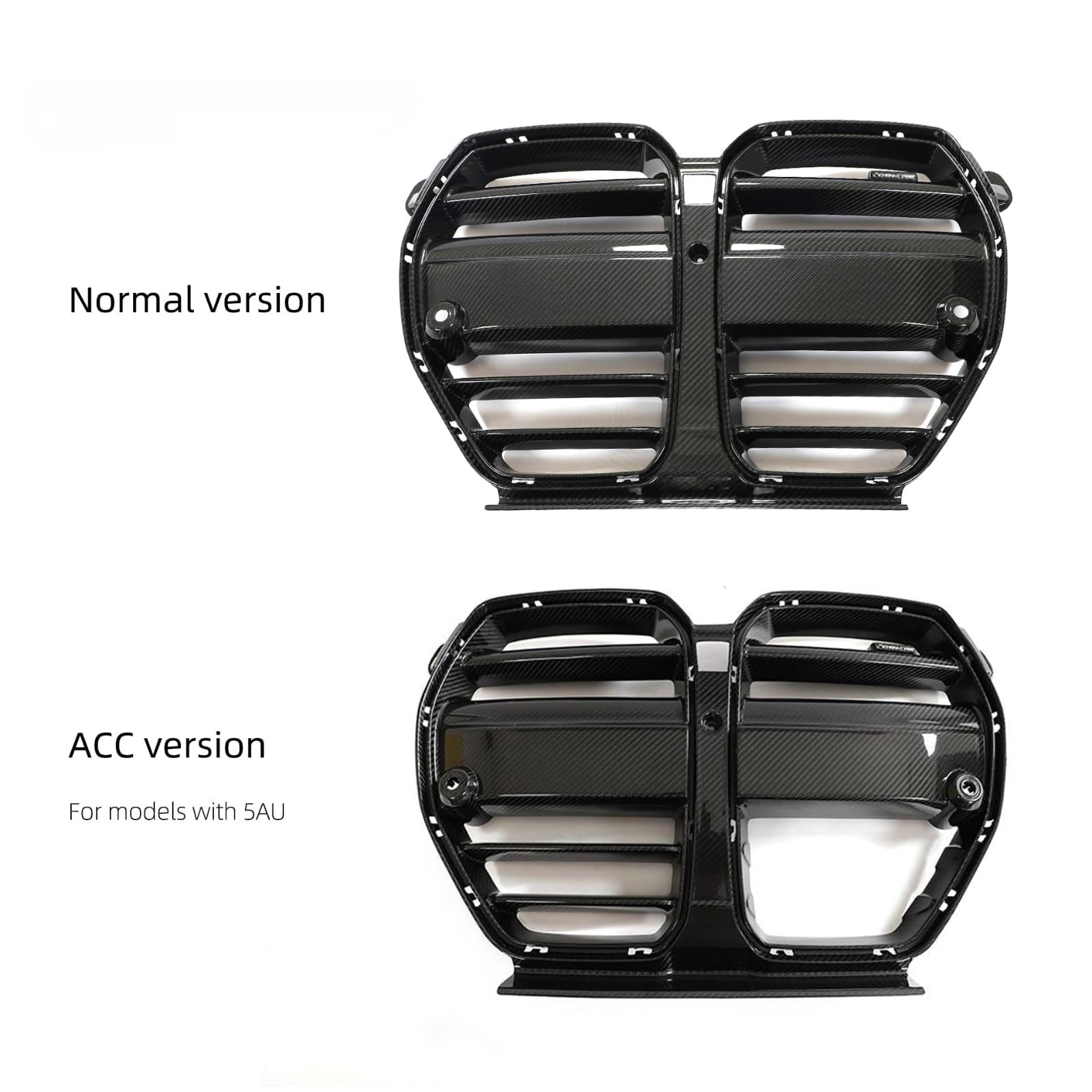 ACHEN CYBE - BMW M3 G80 / M4 G82 DRY CARBON FRONT GRILLE OEM STYLE